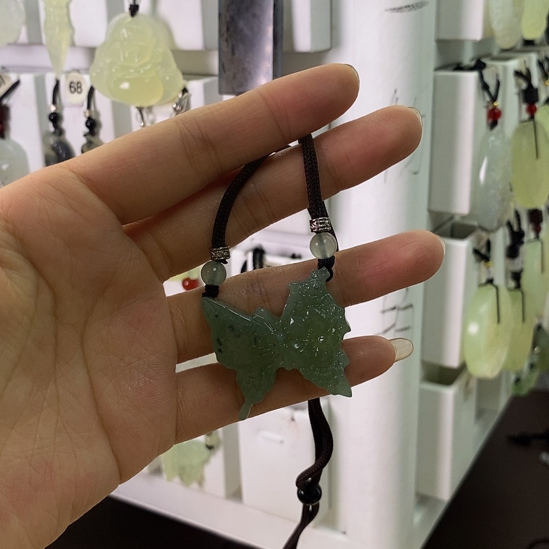 蛇纹石玉颈饰未镶嵌✿****.92