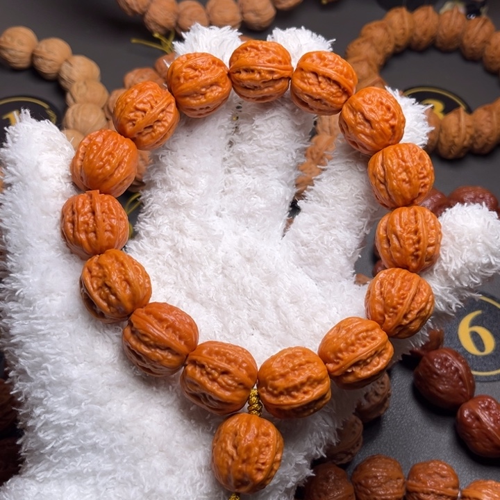 风***起文玩核桃手串粗筋八棱