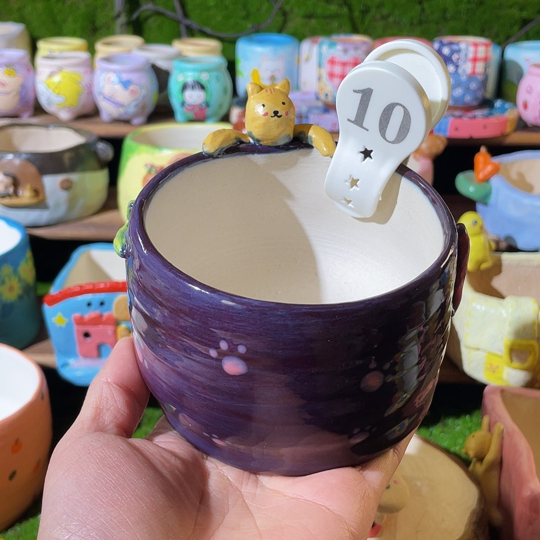 红陶10….手工手绘