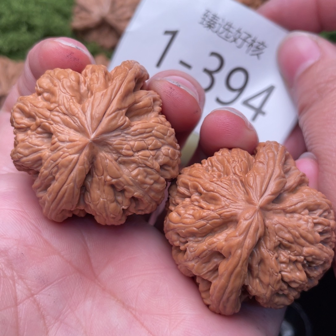 文玩核桃把件无修粗筋42