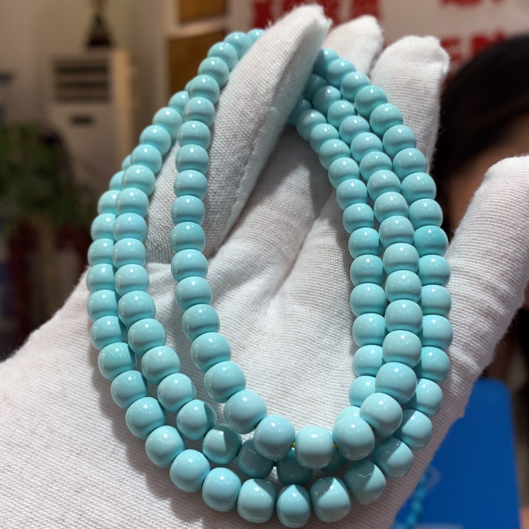 未镶嵌绿松石长链