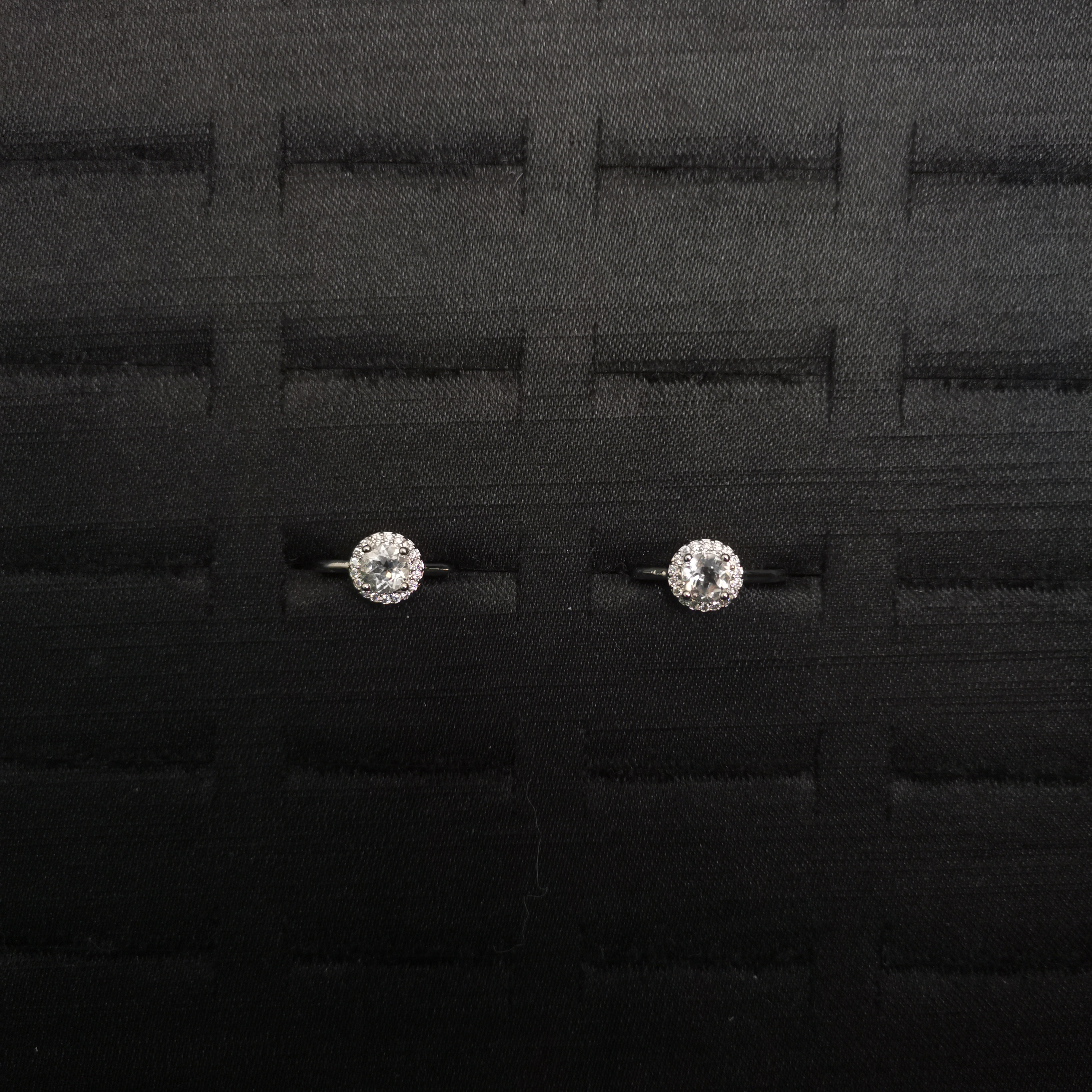 非金属莫桑石戒指 莫桑钻戒指（多样性发一件）