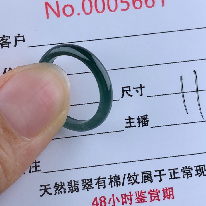 未镶嵌戒圈翡翠00005661