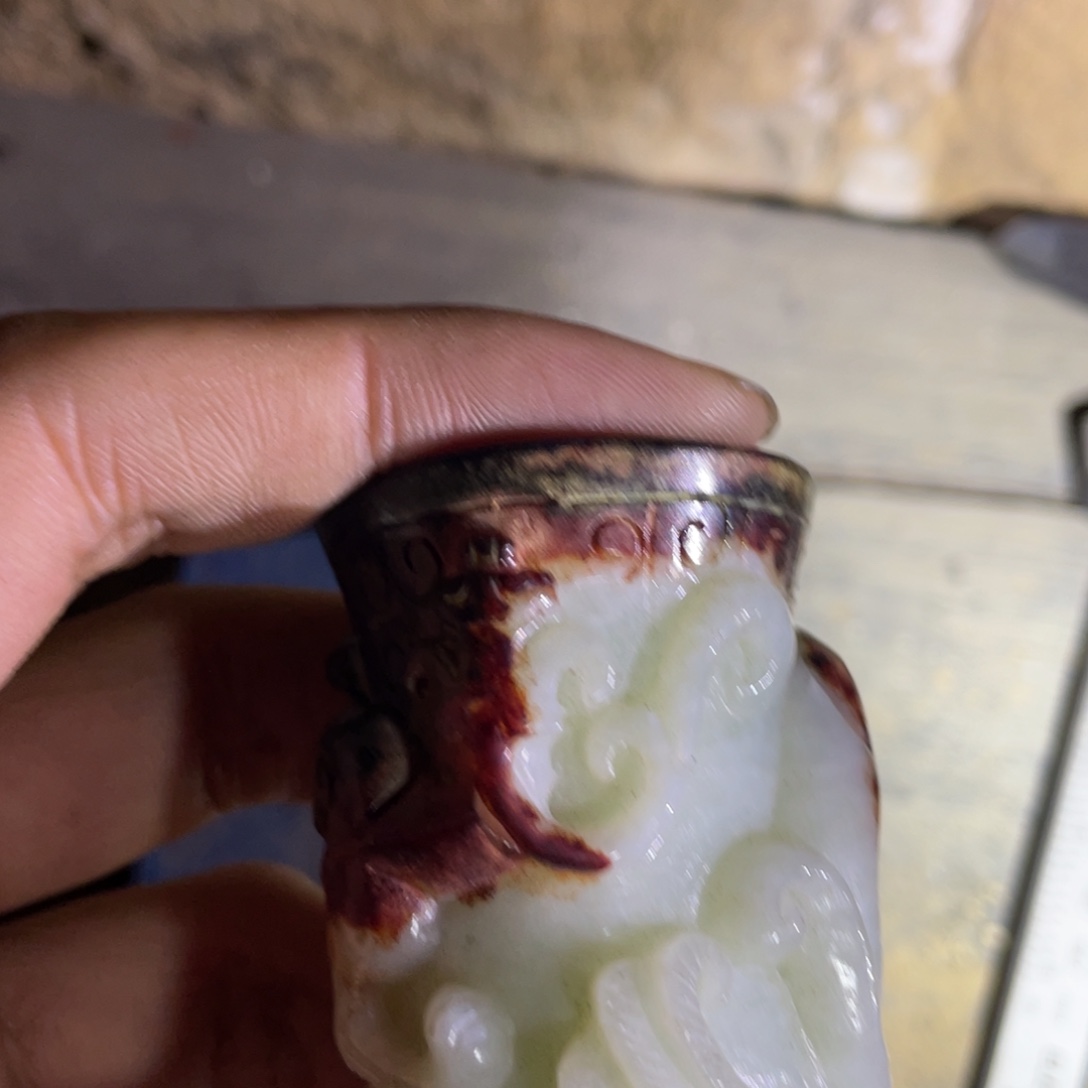 白玉菩提吊坠587644