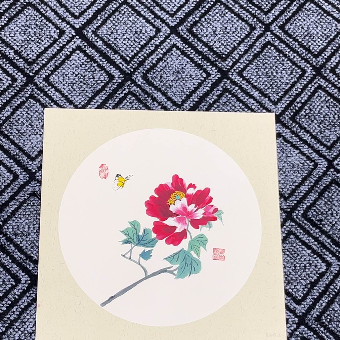 国画奚志强老师33/33卡纸冯
