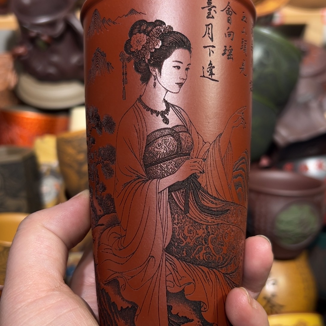 茶杯紫砂宜兴紫砂主人杯