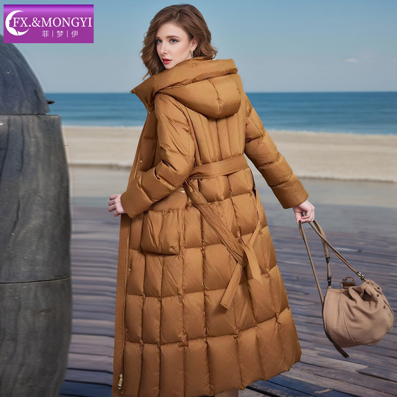 菲梦伊新款连帽鸭绒时尚休闲风保暖羽绒服FXDY1961