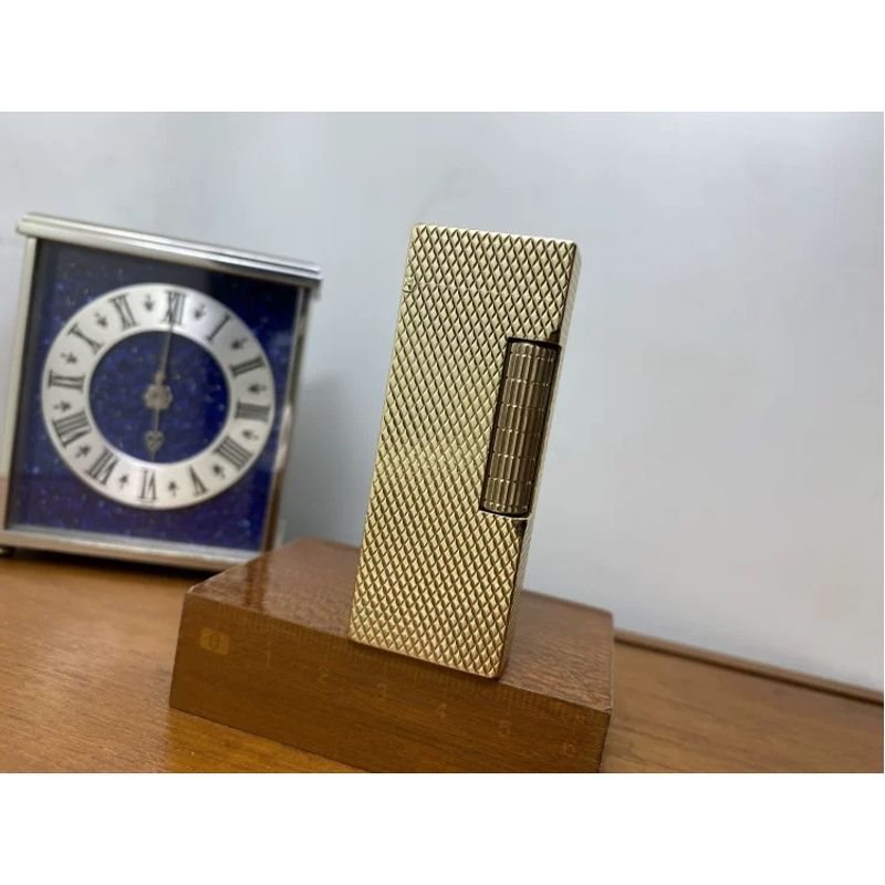 原品保证！我的名品打火机！RG1 玫瑰金钻棱9k打火机