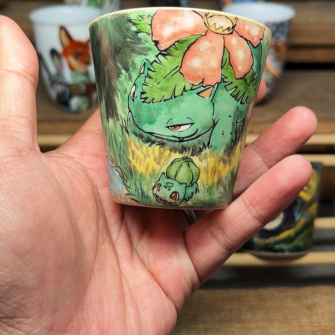 景德镇陶瓷手绘主人杯