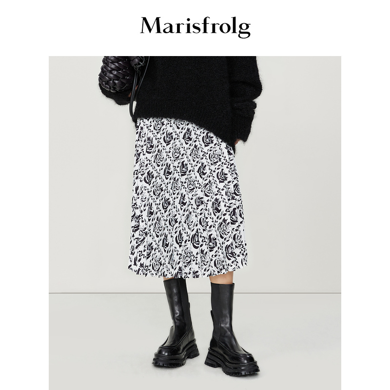 Marisfrolg玛丝菲尔半身裙A1CX40672