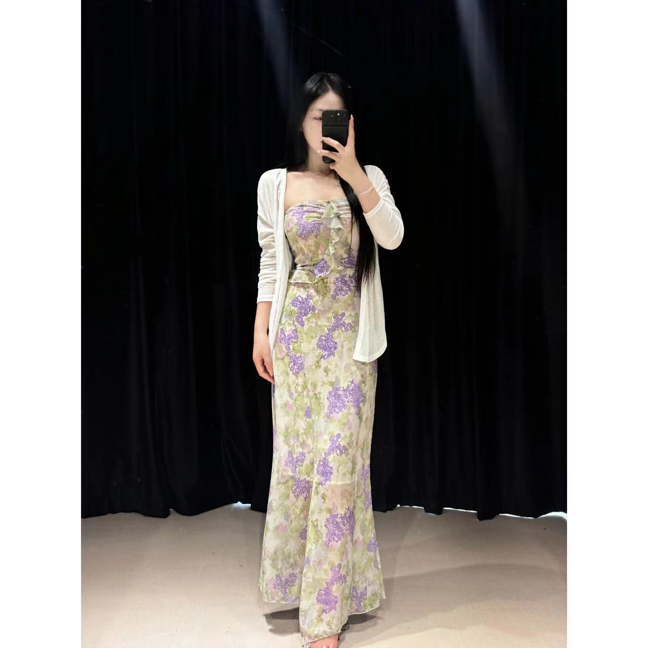 刘婆子店铺款【百搭开衫】夏季百搭休闲轻薄透气小坎肩开衫外套4675