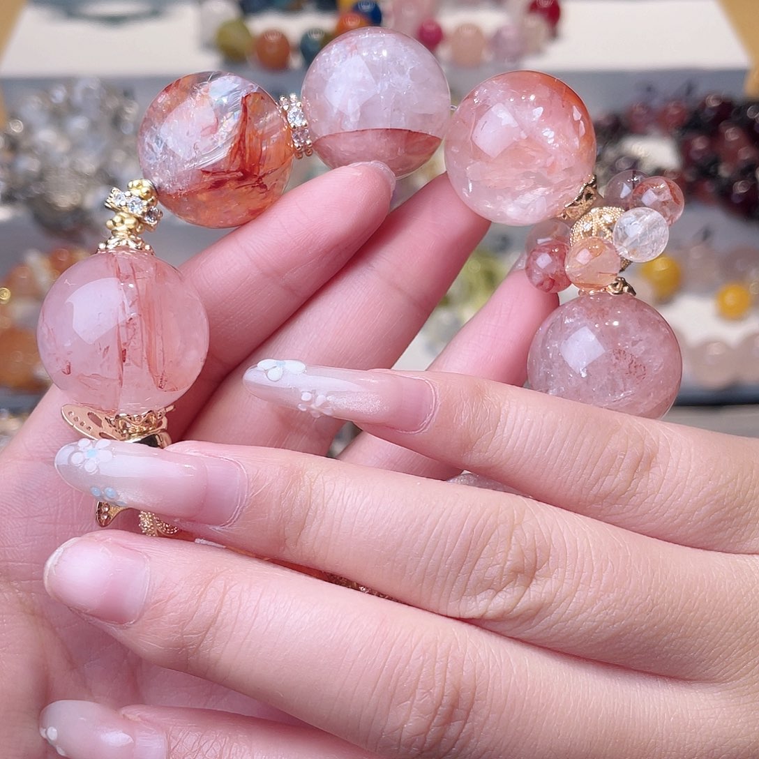 水晶手链合金“**”尺寸