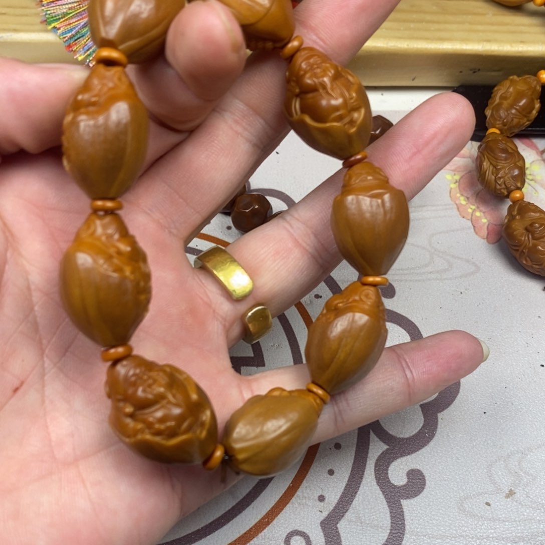 橄榄核手串/手链橄榄核雕刻工艺手串强