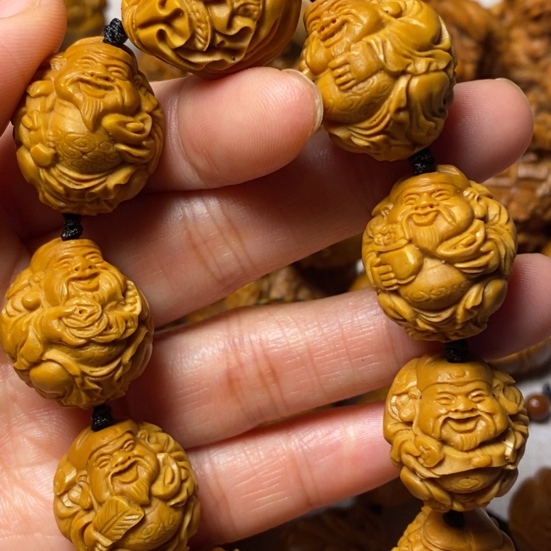 橄榄核手串/手链八方来财1.9