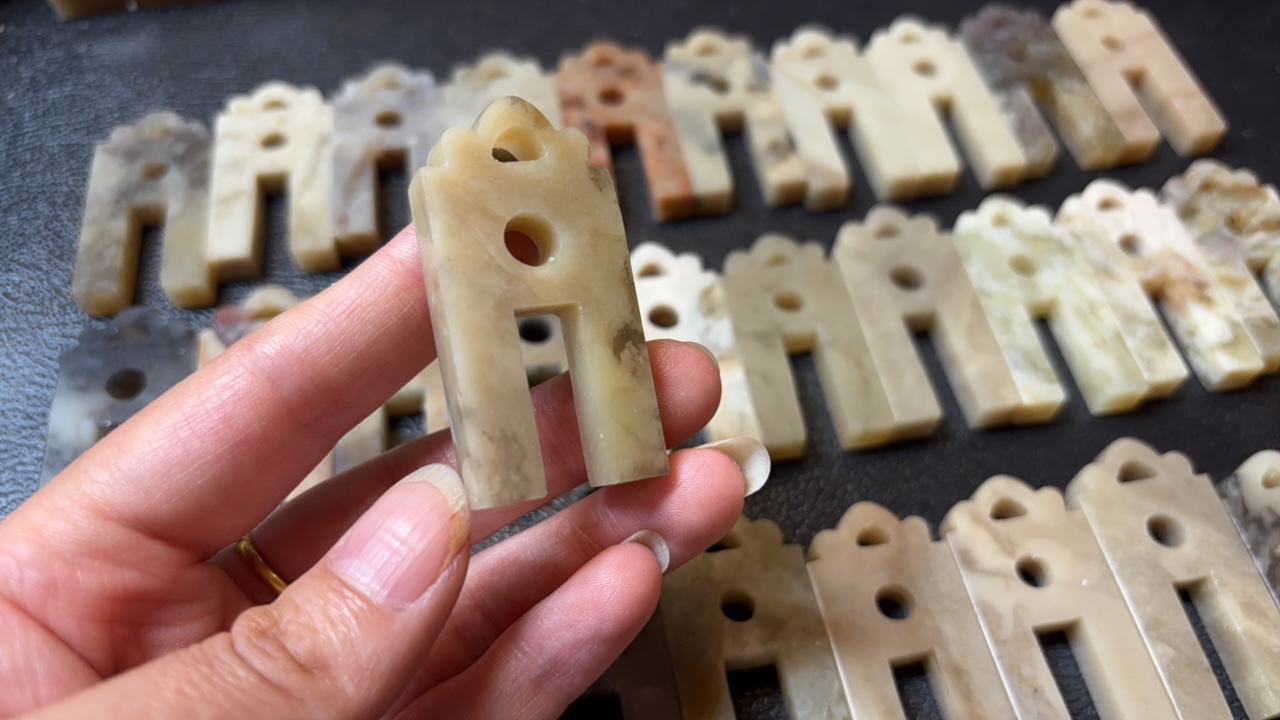 伊犁石印章连珠印一枚0.8*0.8*5.0