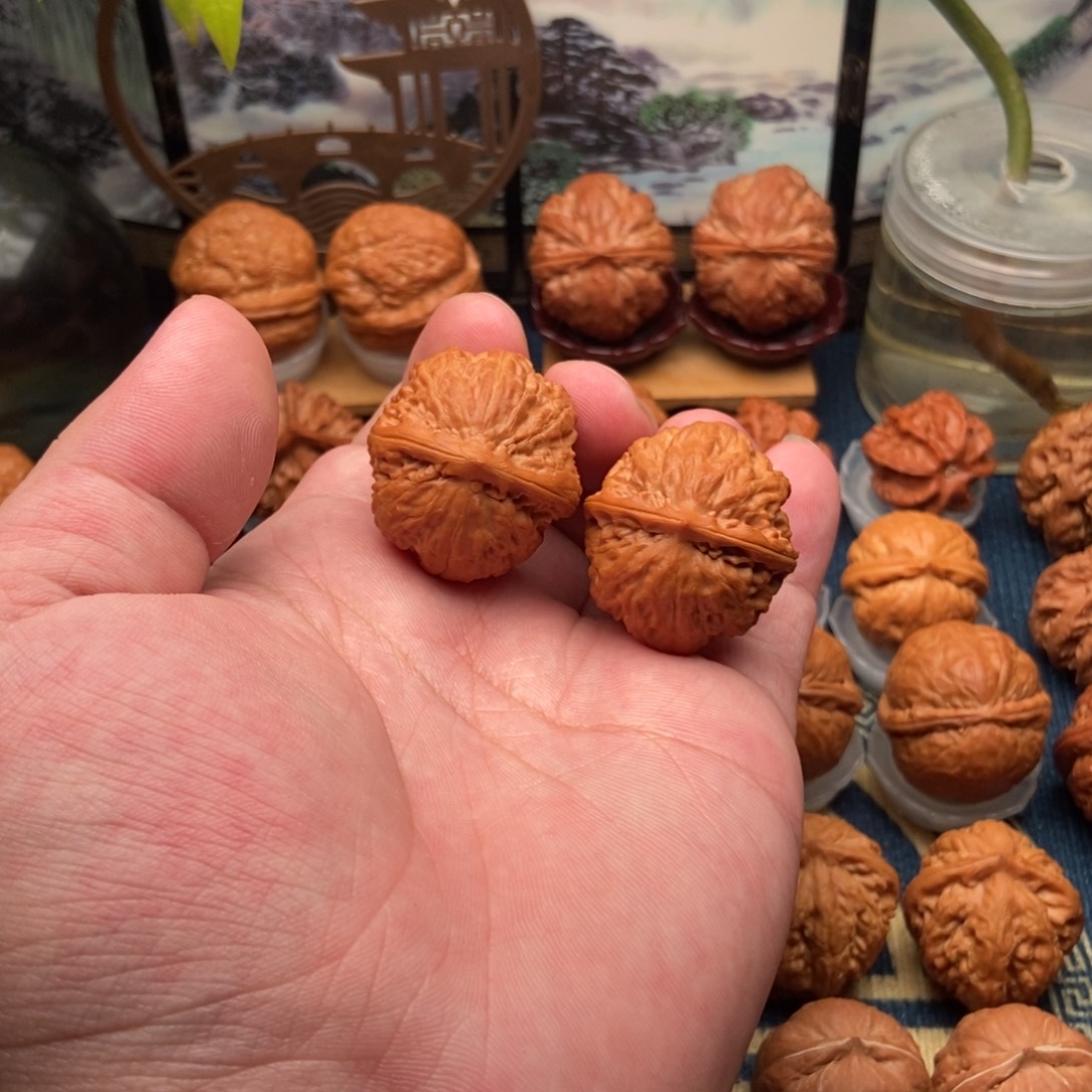 A***F文玩核桃把件胖头陀
