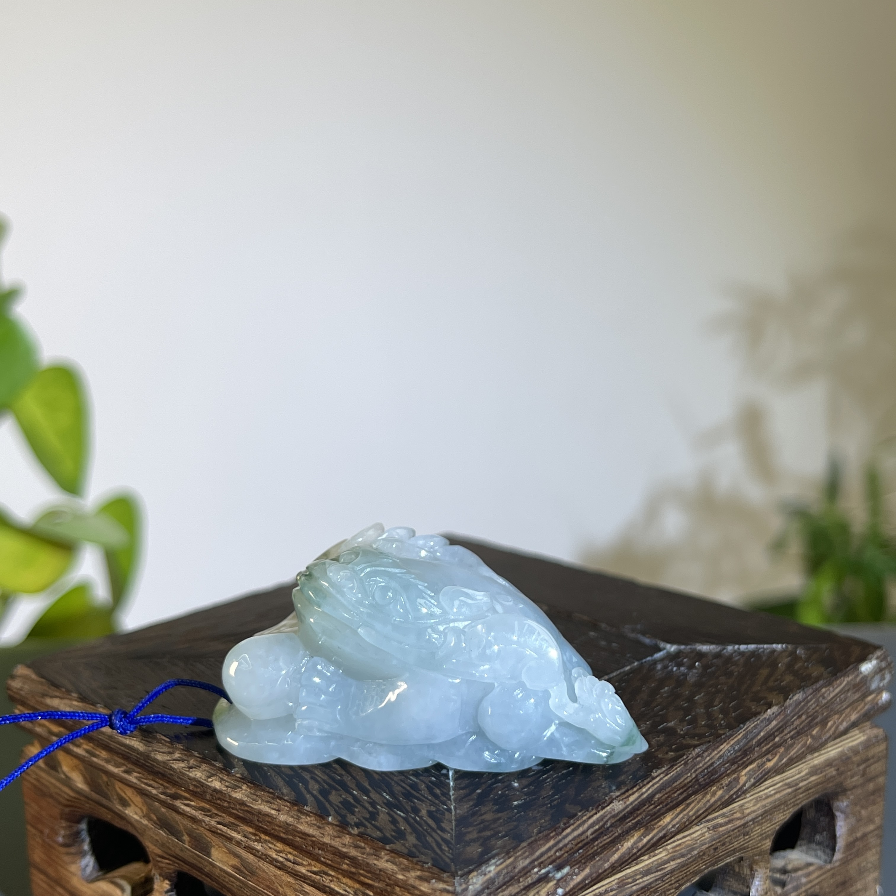 JTW17-012  天然缅甸翡翠A货 三脚金蟾