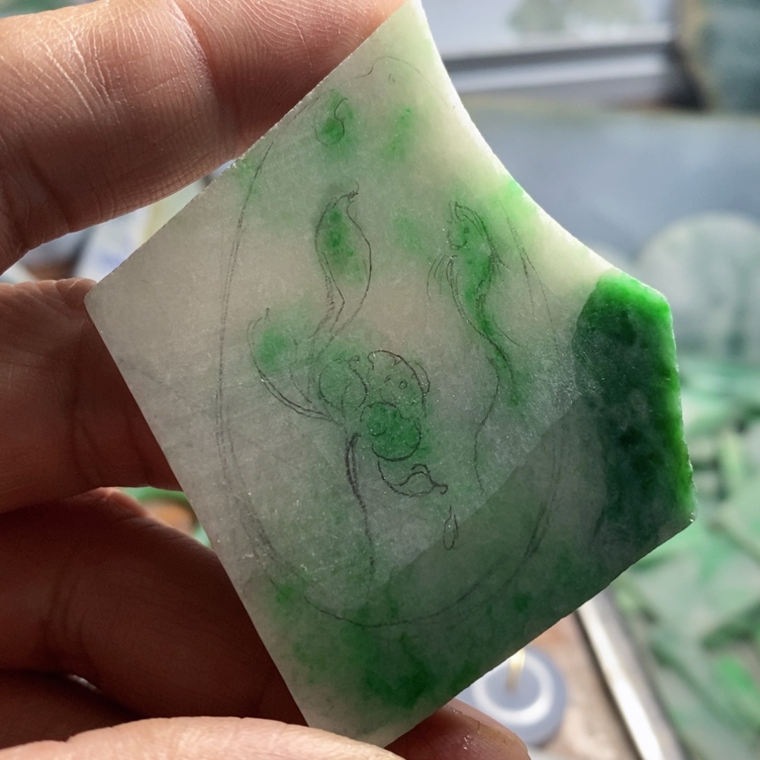 定制翡翠未镶嵌翡翠