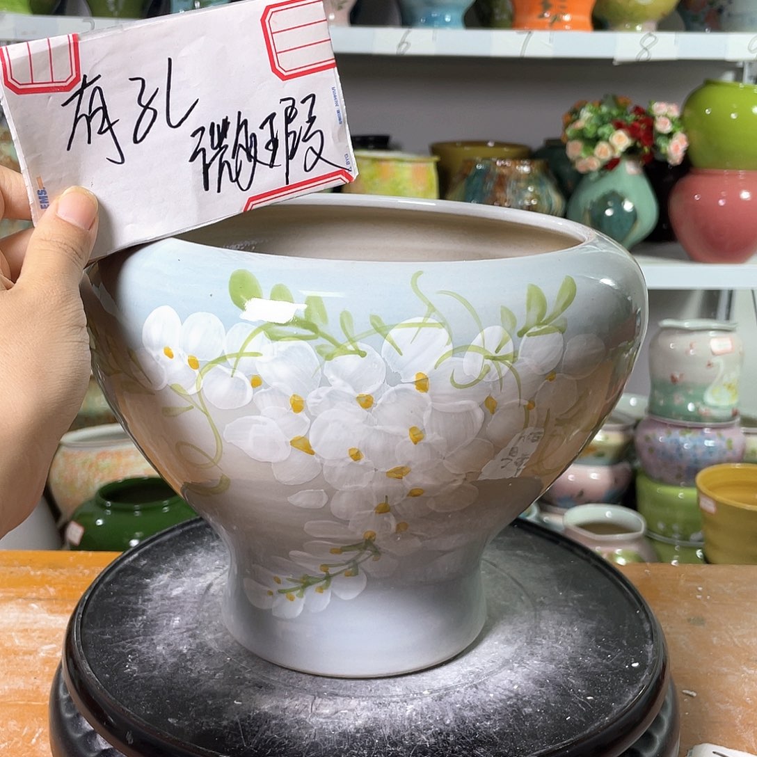 景德镇陶瓷花盆微瑕花器