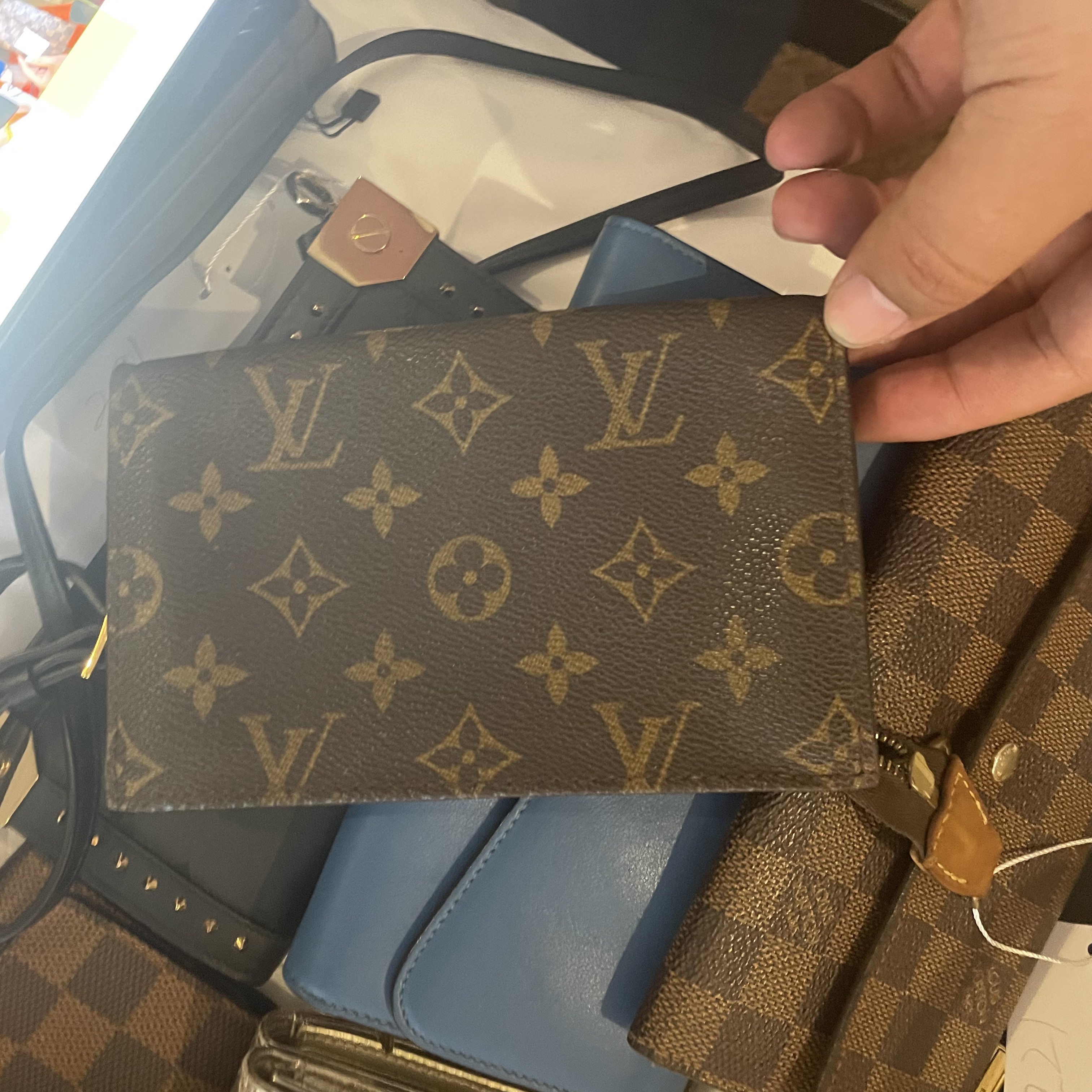 95新 LouisVuitton/路易威登 【老于包展】221老花LV钱包