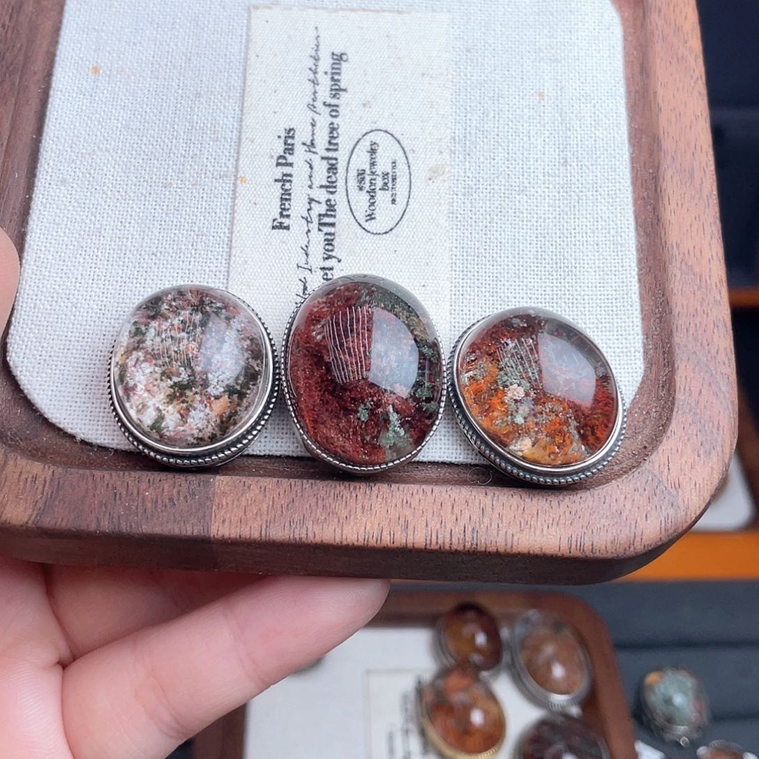 水晶颈饰银S925镶嵌婵*?