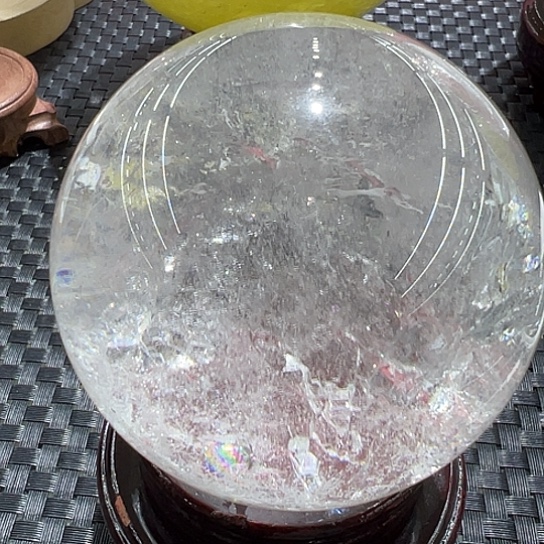 水晶摆件未镶嵌8.5厘米