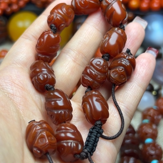 玛瑙/玉髓未镶嵌颈饰