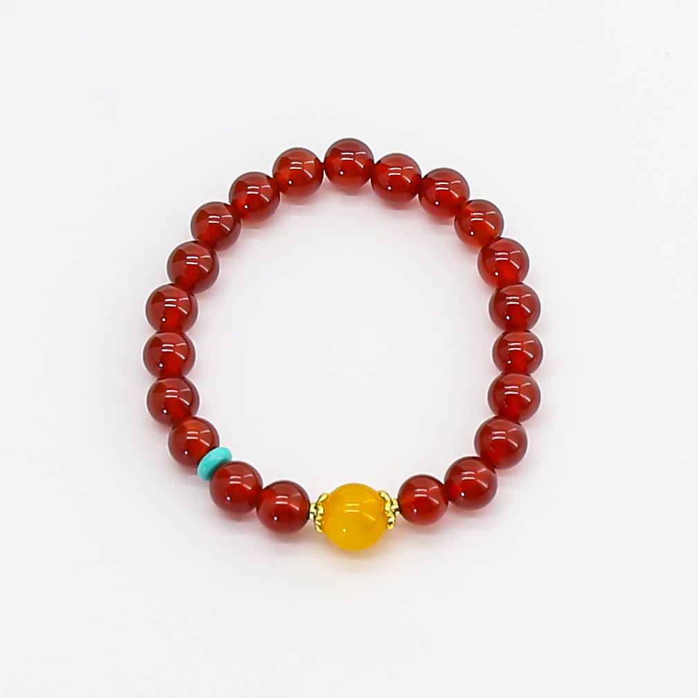 GZ0850精品玛瑙手串-（无礼盒）