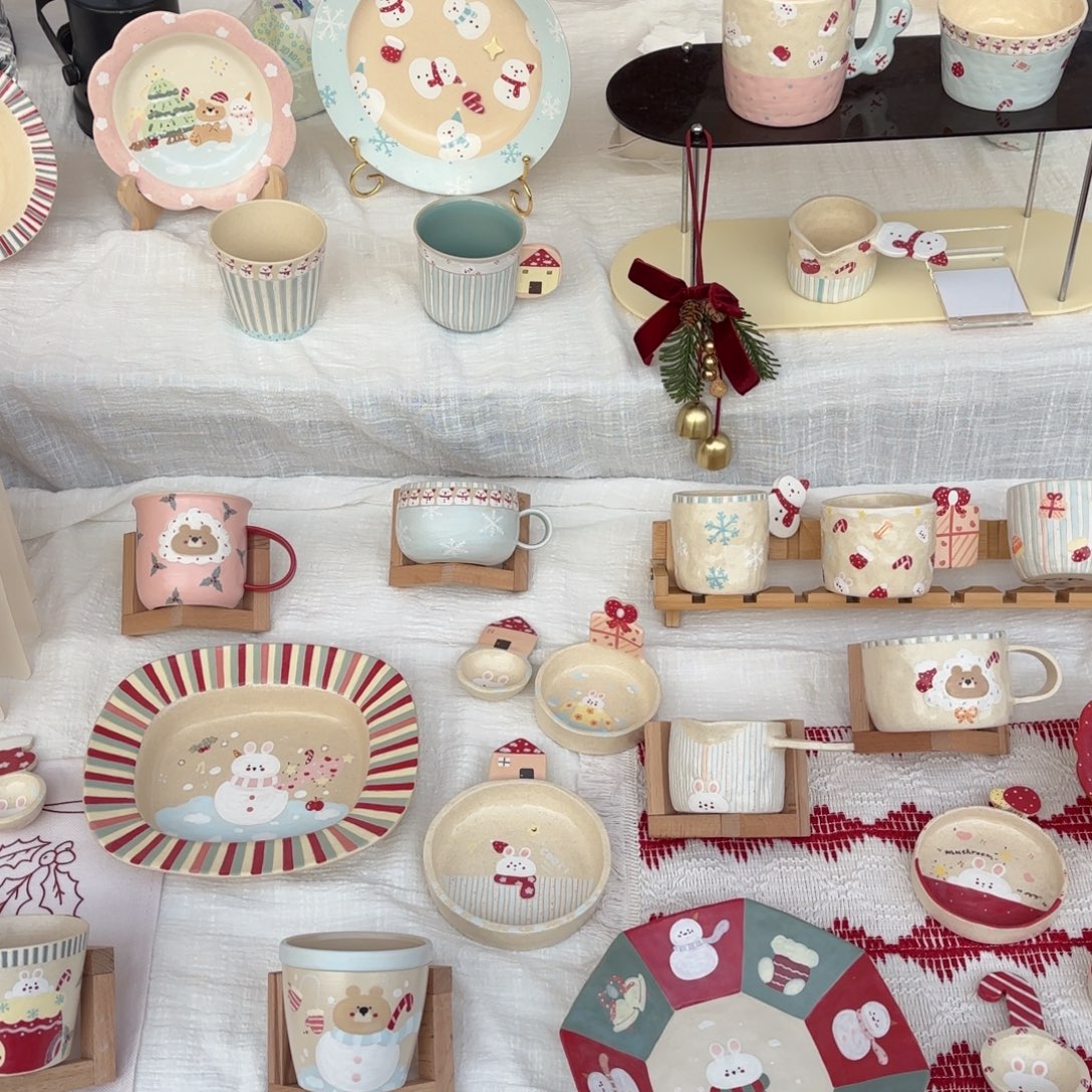 摆件陶可爱的鸭鸭鸭鸭