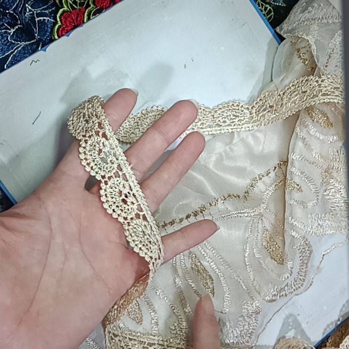 a*芳25米刺绣花边辅料装饰品