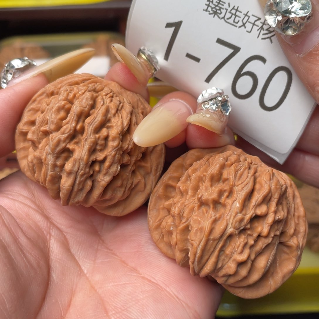 文玩核桃把件44全品平谷一代楼