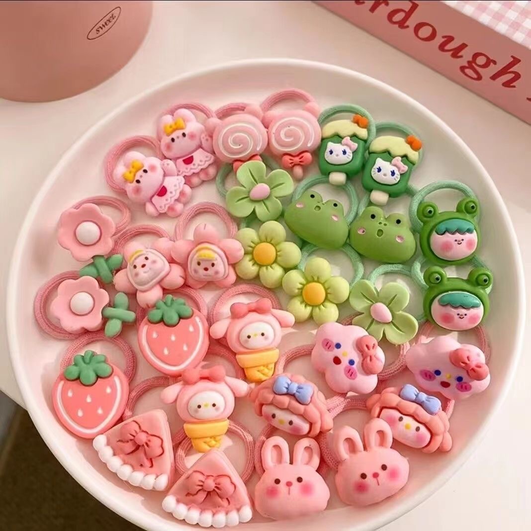 宝宝卡通不伤发可爱小号儿童皮筋扎头发婴幼儿头绳扎小啾啾发圈