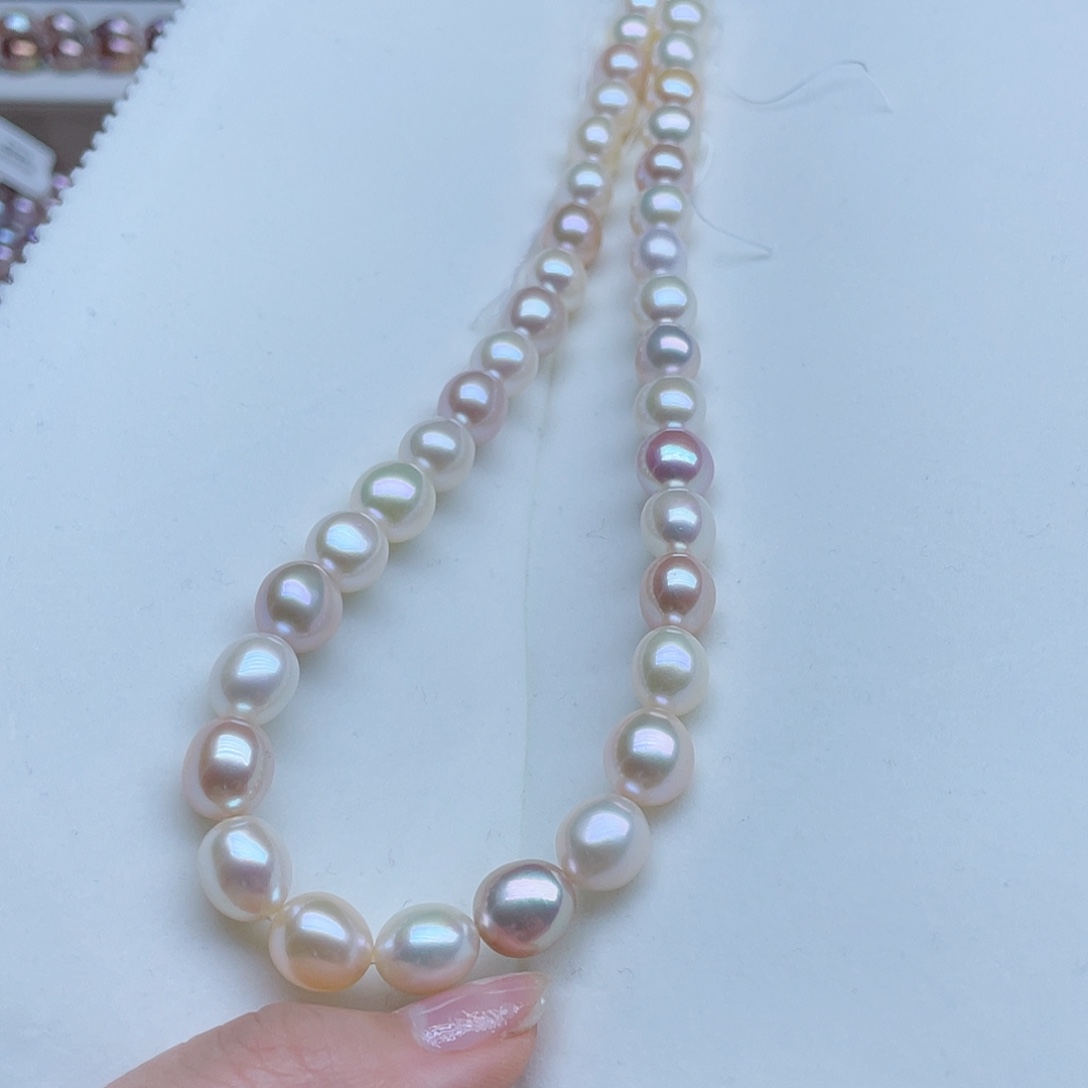 淡水珍珠颈饰银S925镶嵌