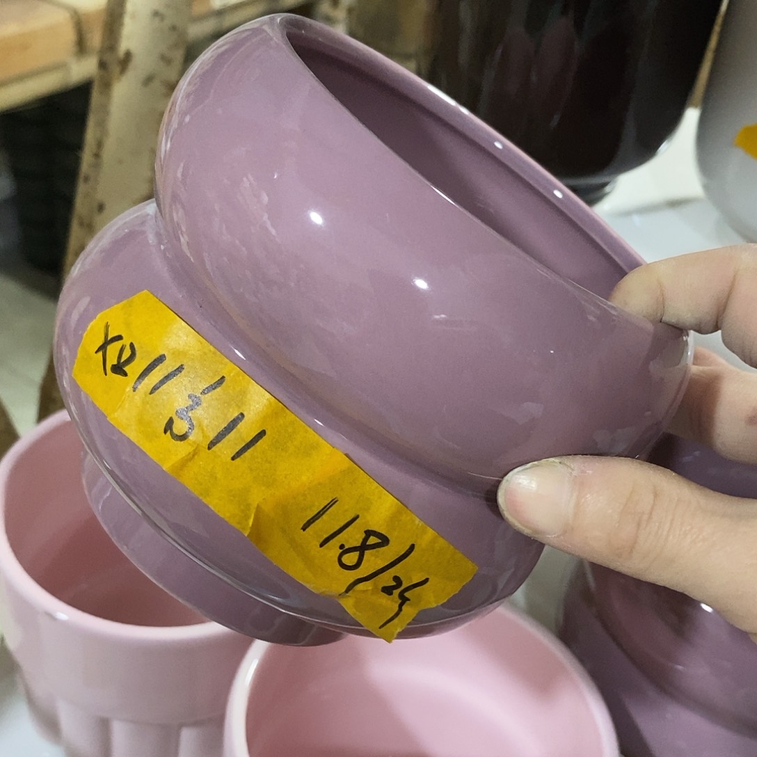 杯子陶陶盆有孔 瑕疵介意勿拍