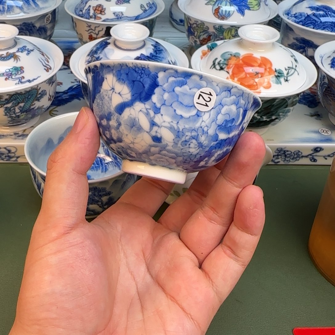 彦祖纯手工手绘茶具121