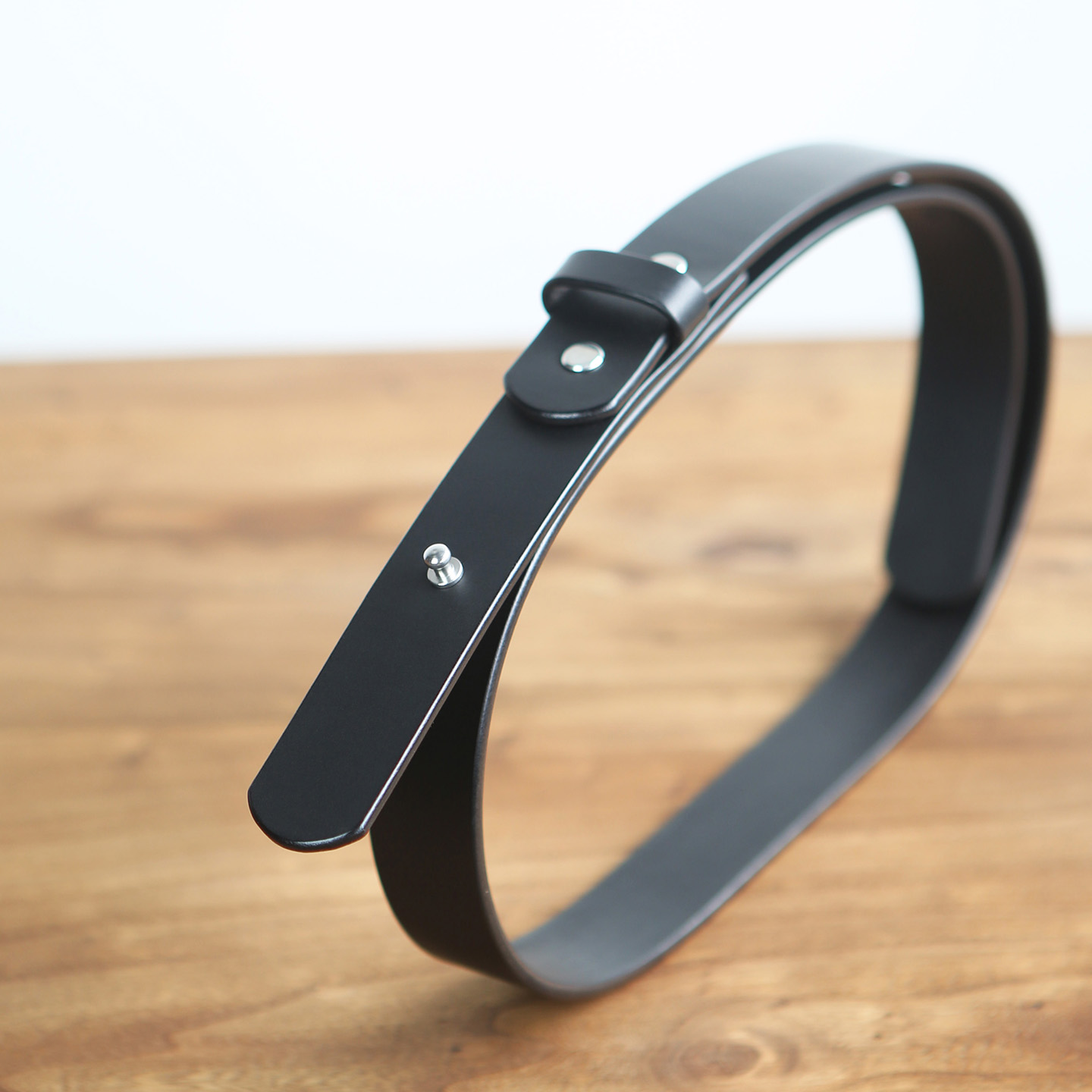 犹马手工防过敏皮带小众设计师款头层牛皮无金属女男细款真皮腰带