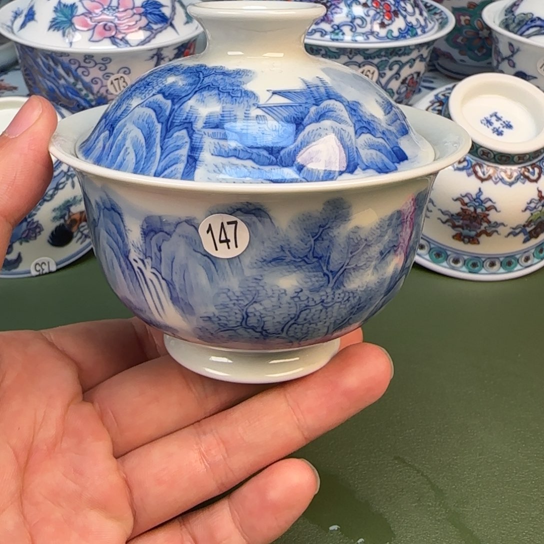 彦祖纯手工手绘茶具147