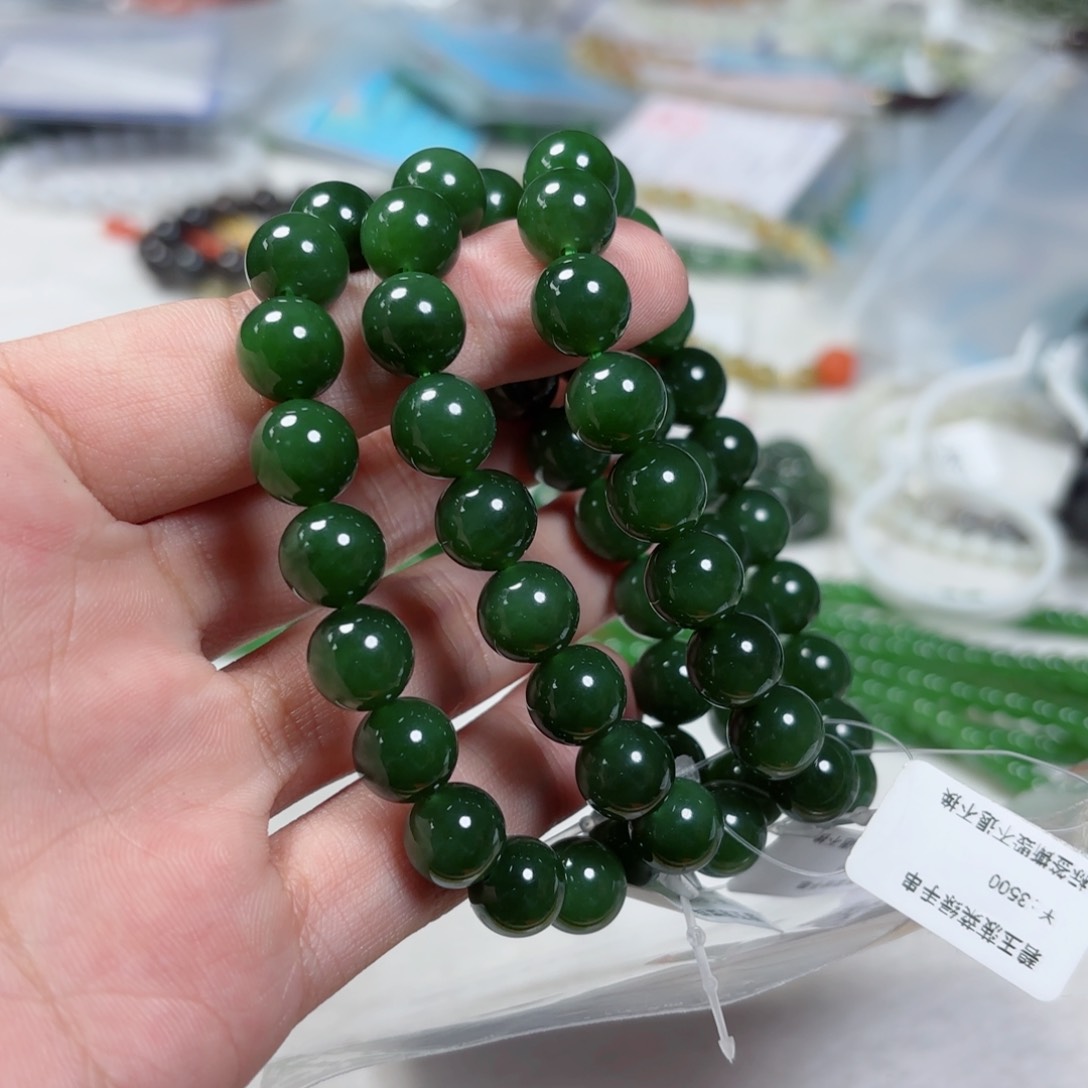 和田玉手链拍一发一多样性未镶嵌