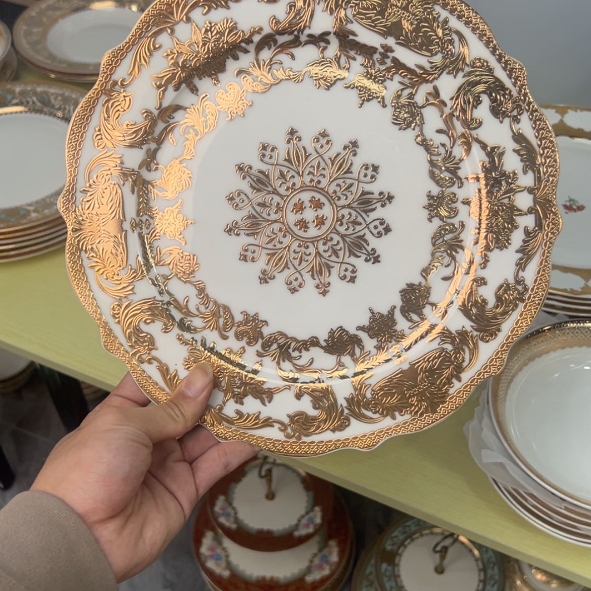 【闪购商品】瓷片11寸平盘一个一单福利价