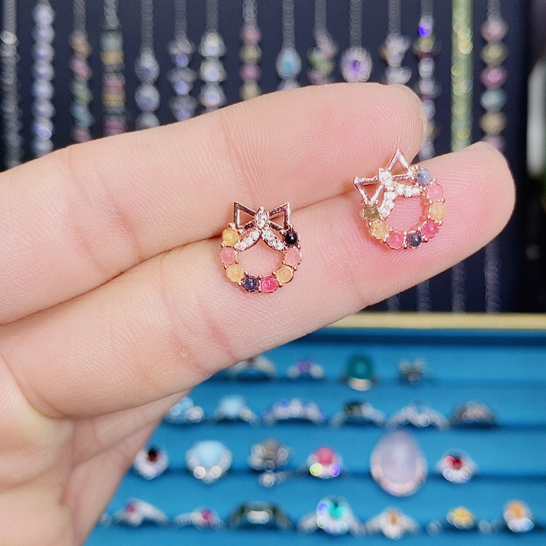 紫晶珠宝半成品银S925镶嵌