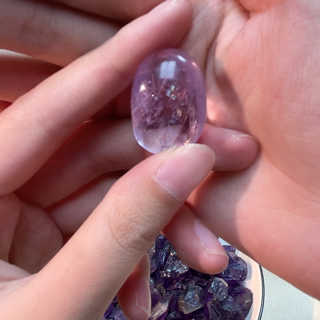 手串水晶未镶嵌紫水晶 70号