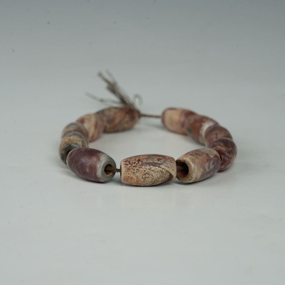 lot80619 明代 灰皮管珠一组