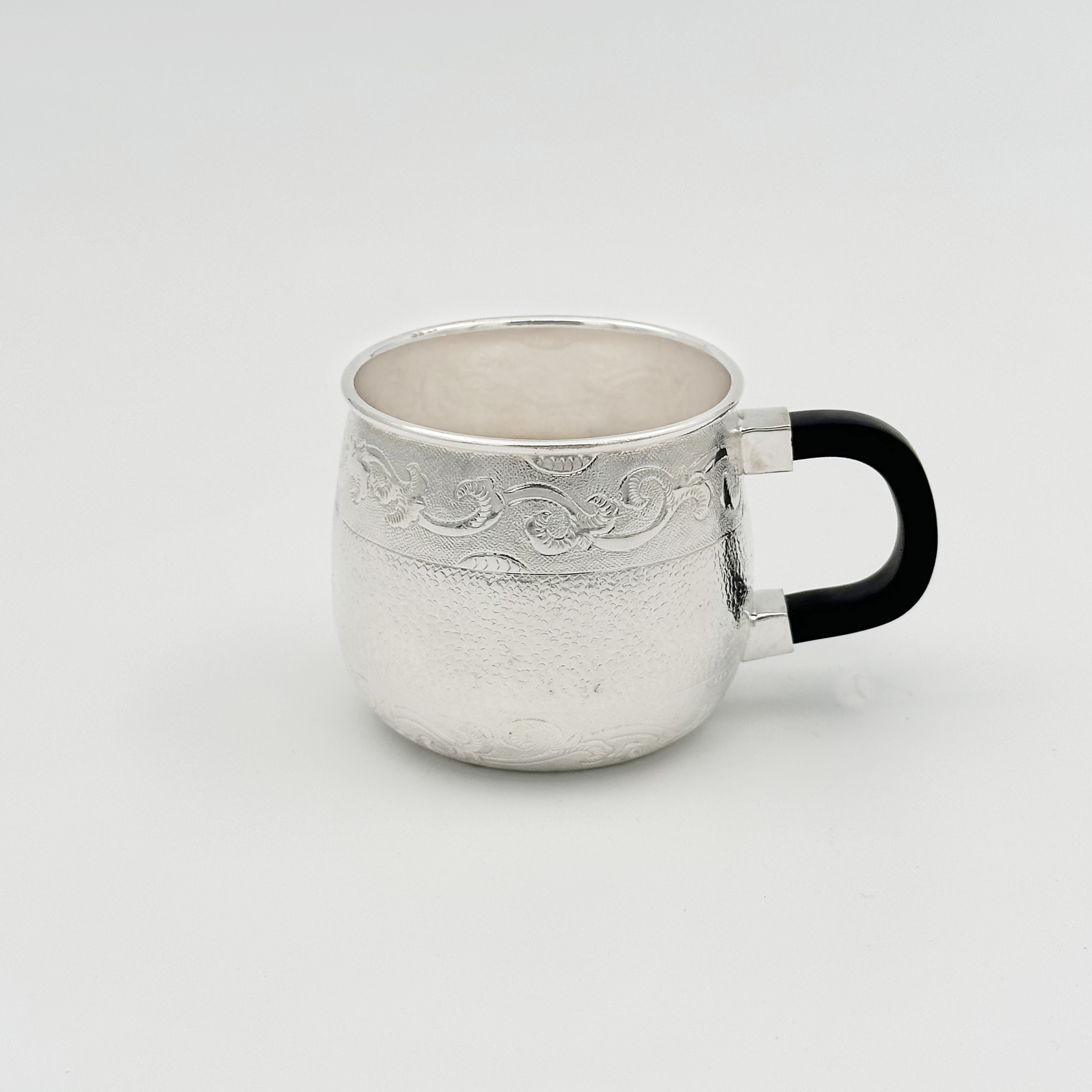 手工缠枝莲主人杯