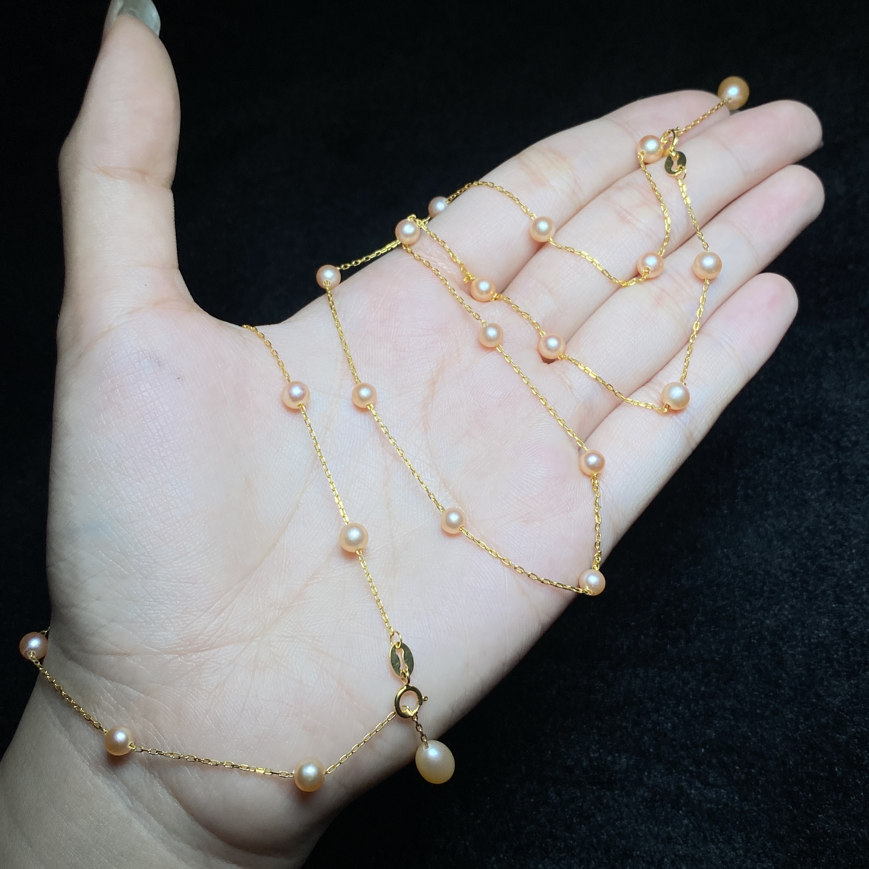 【小北好物】淡水珍珠项链约4mm+16颗【多样性发一件】QH15X436