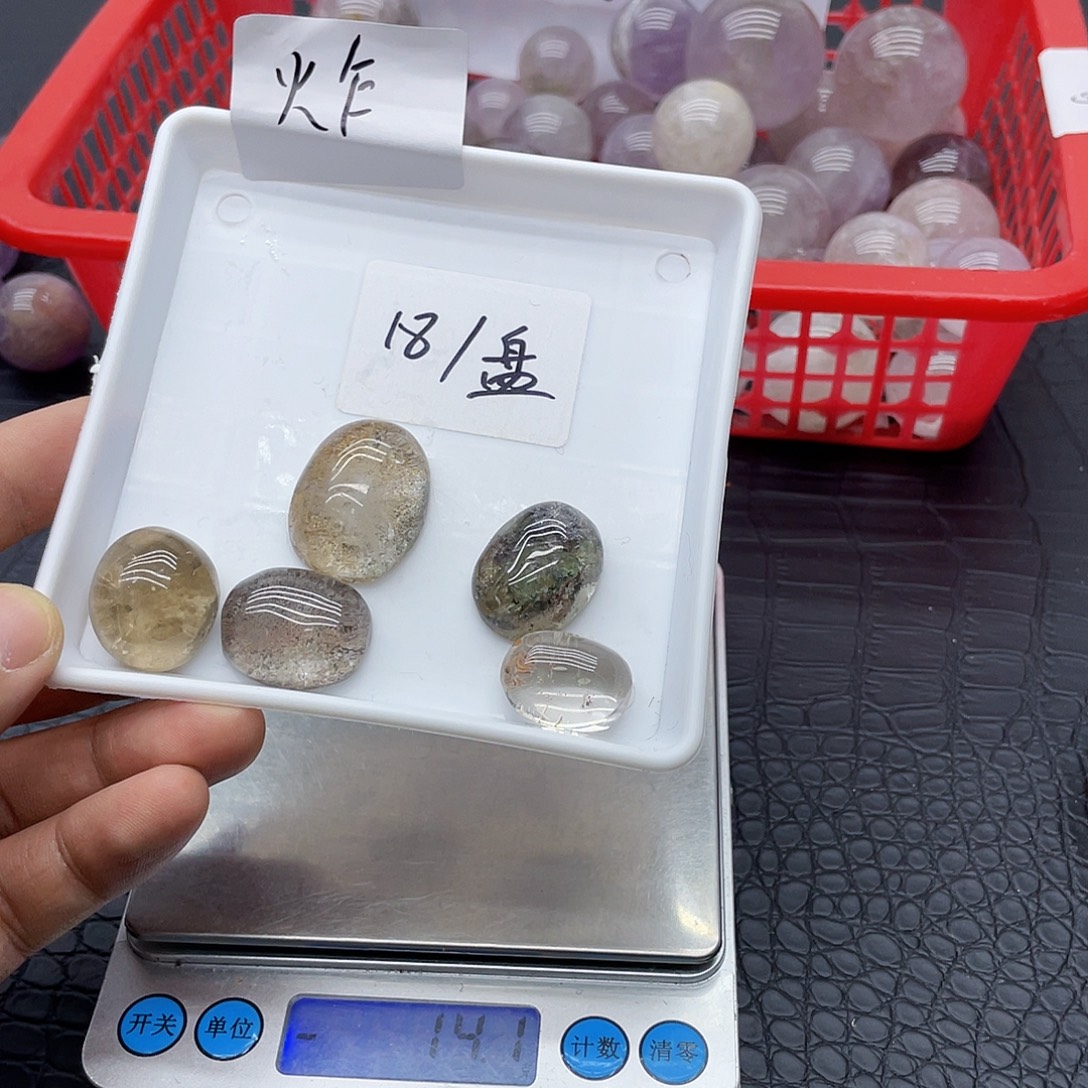 水晶未镶嵌珠宝半成品23