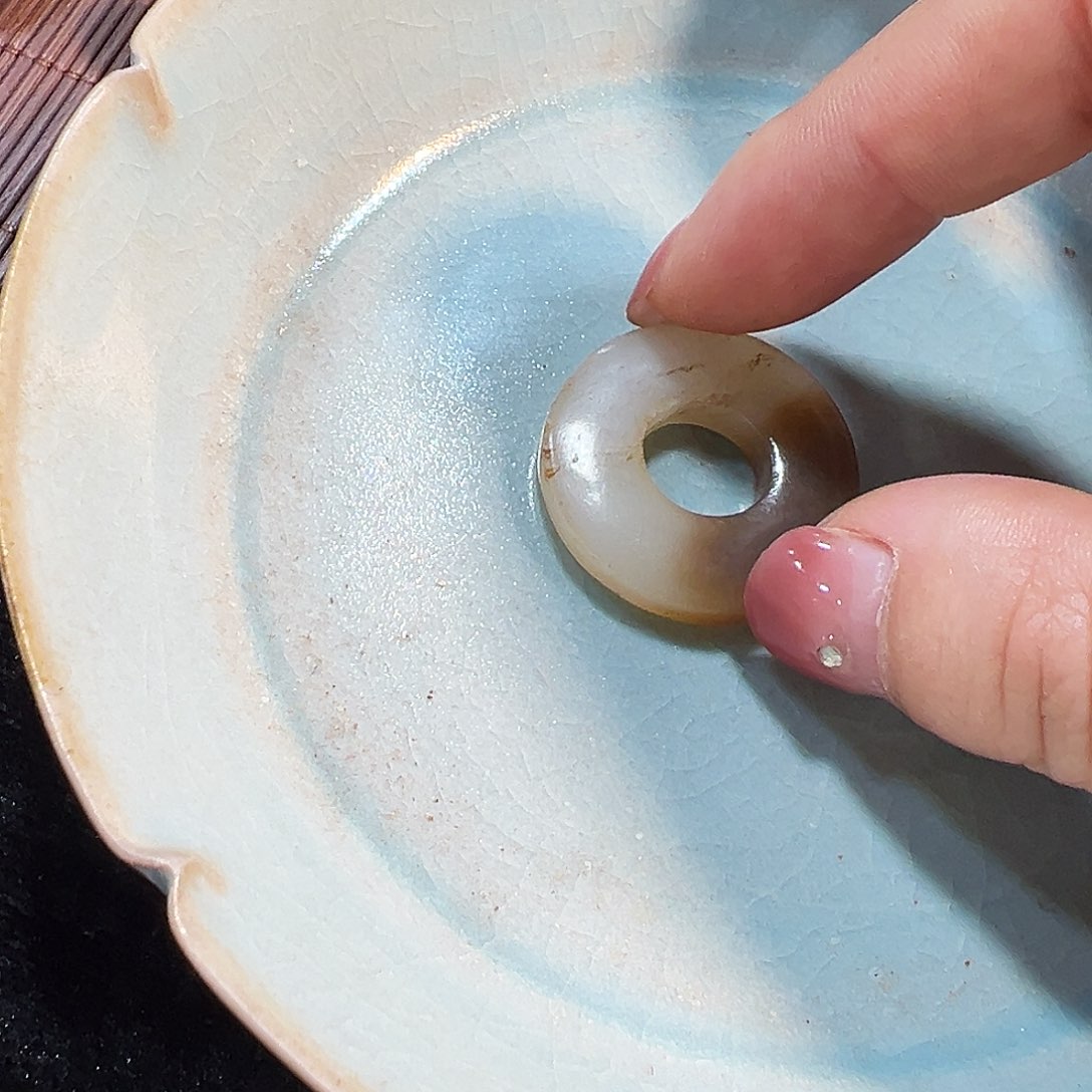 瓷片阿**空五大名窑瓷器摆件瓷片