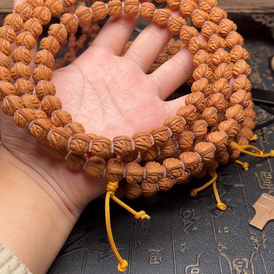桃核吊坠小金豆薄挂