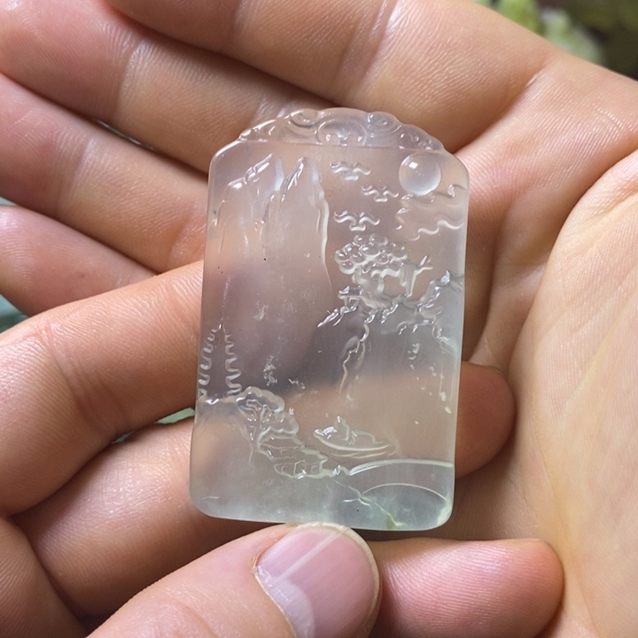 岫玉岫玉挂件未镶嵌