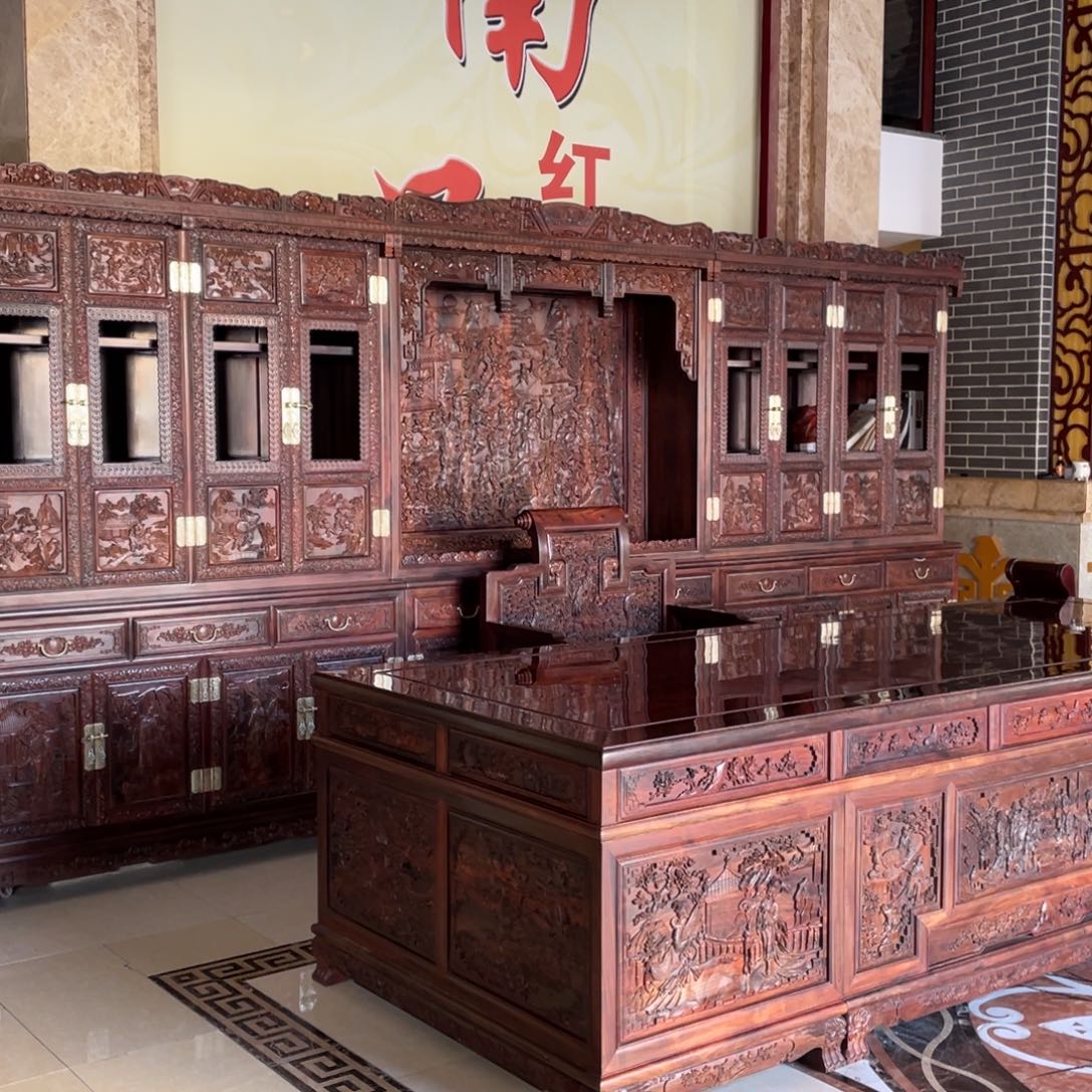 红酸枝木类成套家具