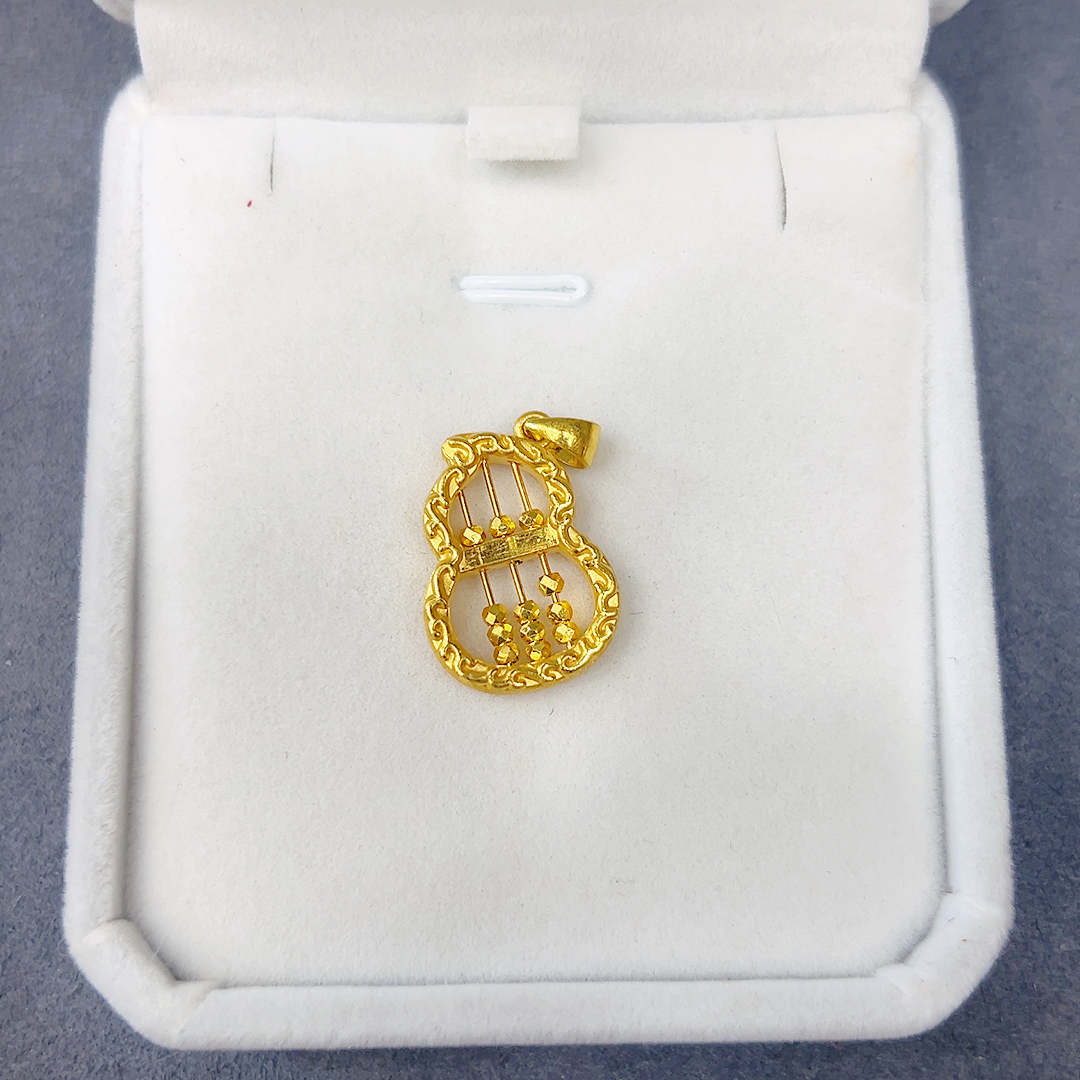 足金999葫芦一个